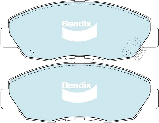 Brake Pad Set, disc brake (DB1191 GCT)