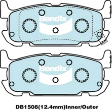 Brake Pad Set, disc brake (DB1508 GCT)