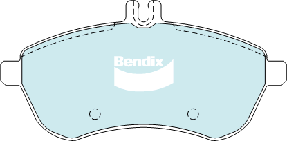 Brake Pad Set, disc brake (DB2181 EURO+)