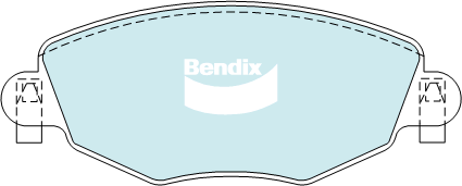 Brake Pad Set, disc brake (DB1479 EURO+)