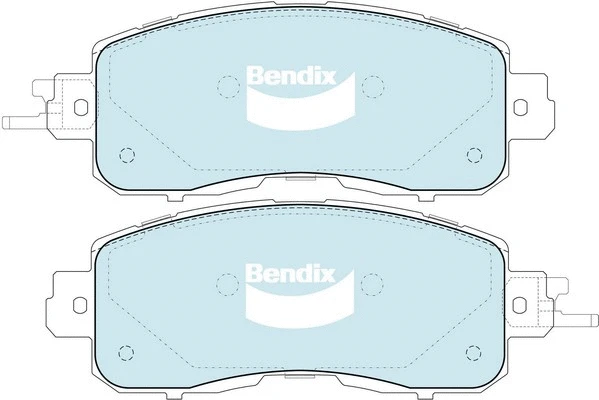 Brake Pad Set, disc brake (DB2336 GCT)