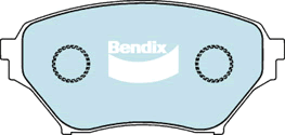 Brake Pad Set, disc brake (DB1386 GCT)