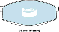 Brake Pad Set, disc brake (DB281 GCT)