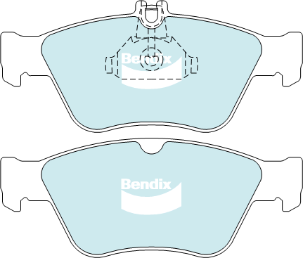 Brake Pad Set, disc brake (DB1330 EURO+)