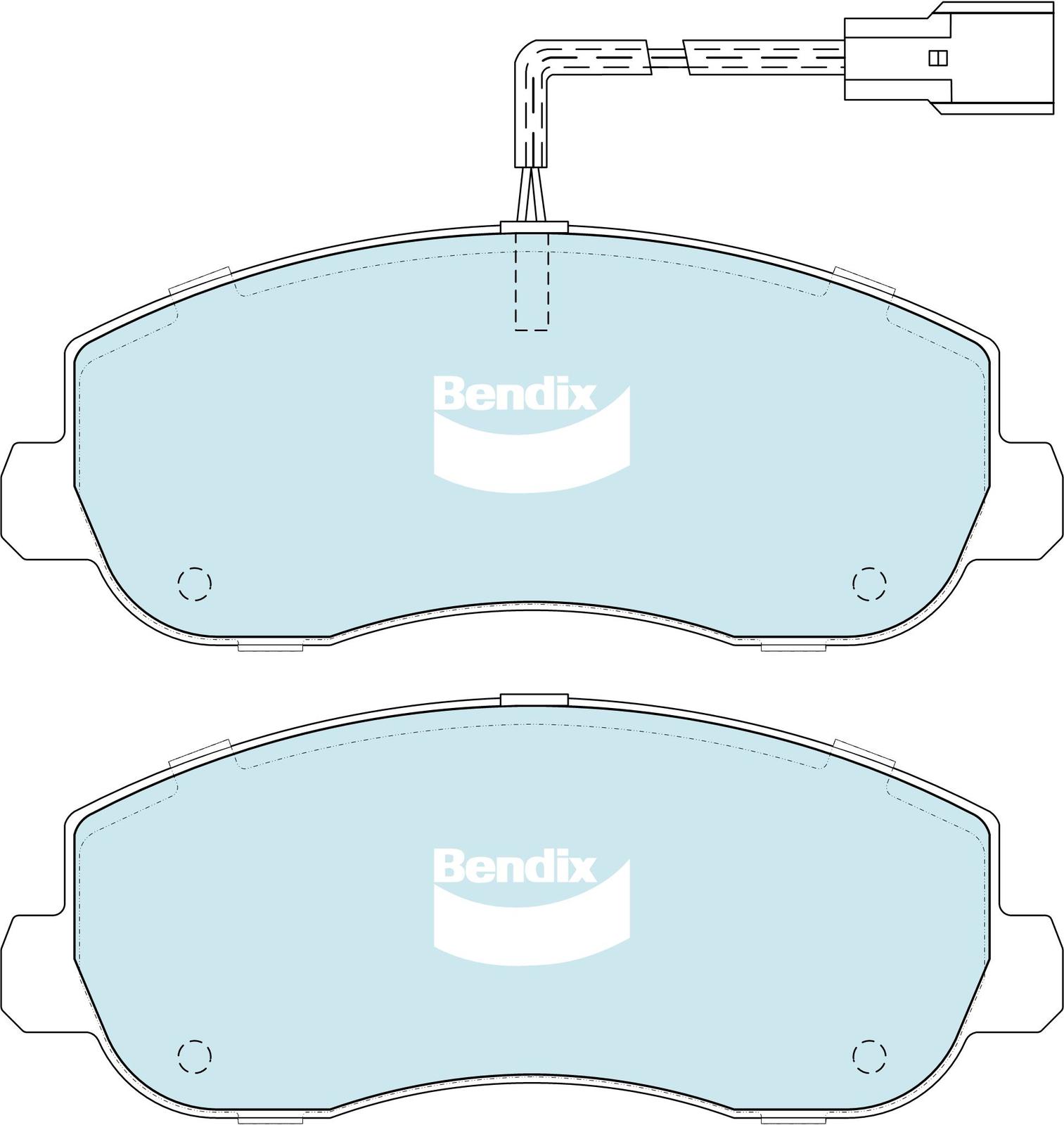 Brake Pad Set, disc brake (DB2476 HD)