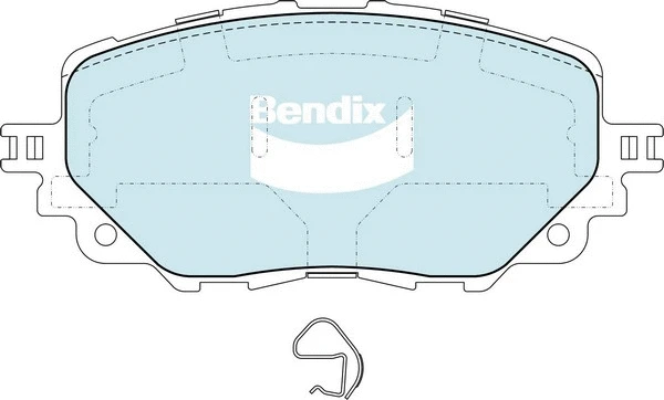 Brake Pad Set, disc brake (DB2441 GCT)