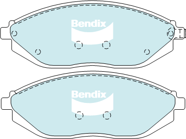 Brake Pad Set, disc brake (DB2208 GCT)