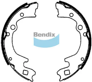 Brake Shoe Set (BS1588)