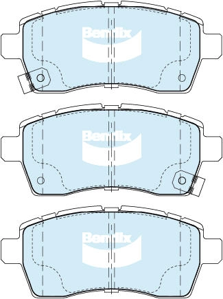 Brake Pad Set, disc brake (DB2542 GCT)