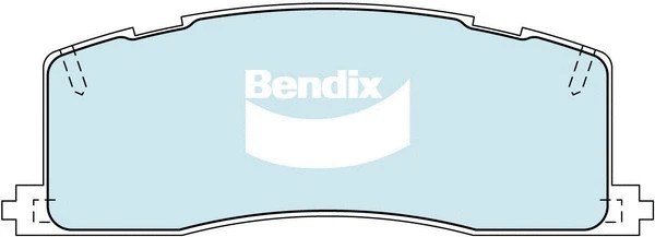 Brake Pad Set, disc brake (DB1213 4WD)