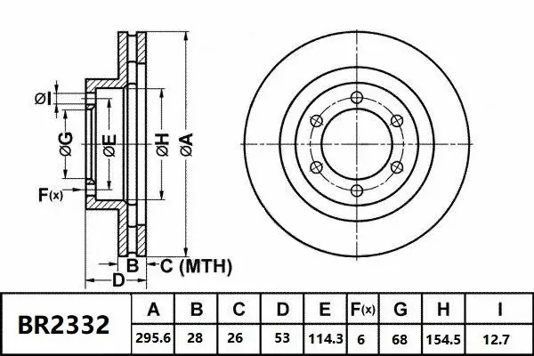 Brake Disc (BR2332 ULT)