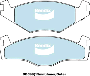 Brake Pad Set, disc brake (DB399 EURO+)