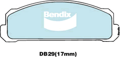 Brake Pad Set, disc brake (DB29 GCT)
