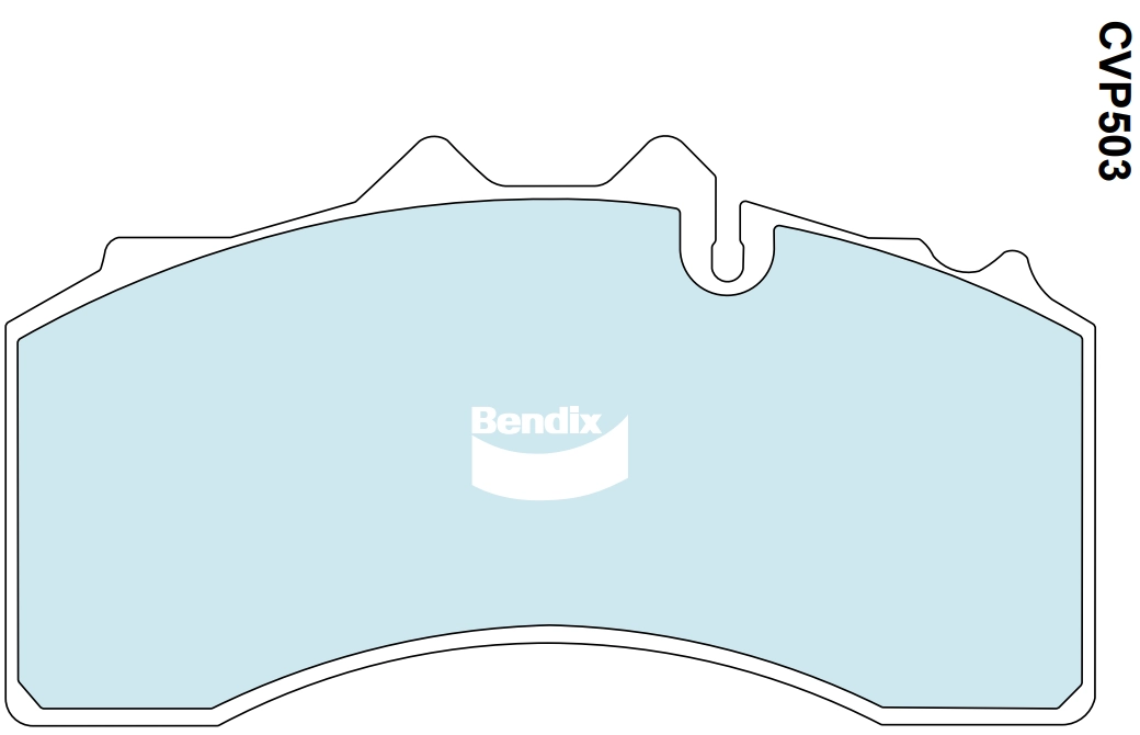 Brake Pad Set, disc brake (CVP503 PT)