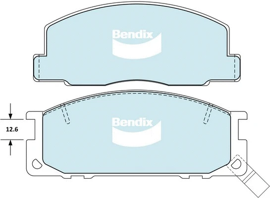 Brake Pad Set, disc brake (DB1122W HD)