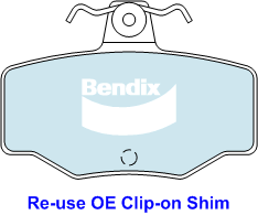 Brake Pad Set, disc brake (DB1718 GCT)