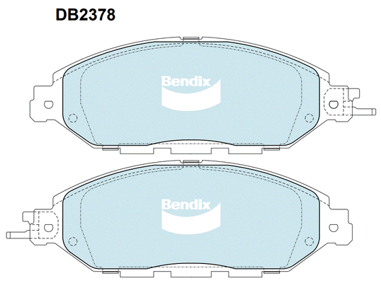 Brake Pad Set, disc brake (DB2378 4WD)