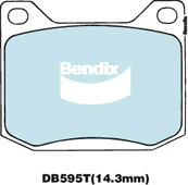 Brake Pad Set, disc brake (DB595T GCT)