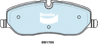 Brake Pad Set, disc brake (DB1780 4WD)