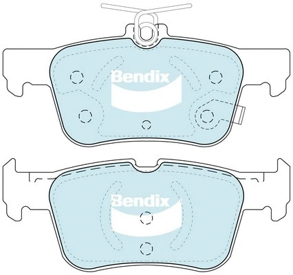Brake Pad Set, disc brake (DB2406 GCT)
