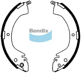 Brake Shoe Set (BS1760)