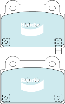 Brake Pad Set, disc brake (DB2215 GCT)