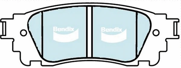 Brake Pad Set, disc brake (DB2419 4WD)