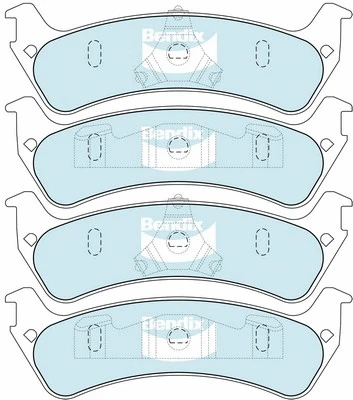 Brake Pad Set, disc brake (7545A 4WD)