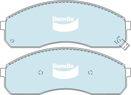 Brake Pad Set, disc brake (DB1489 HD)