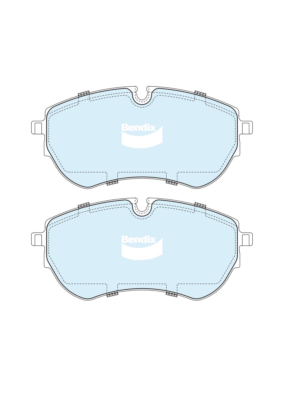 Brake Pad Set, disc brake (DB2595 ULT4WD)