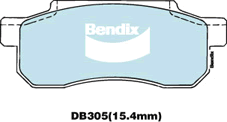 Brake Pad Set, disc brake (DB305 GCT)