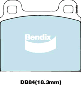 Brake Pad Set, disc brake (DB84 GCT)