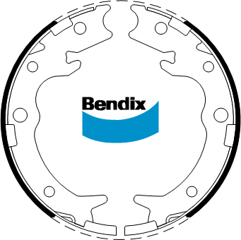 Brake Shoe Set, parking brake (BS5256)