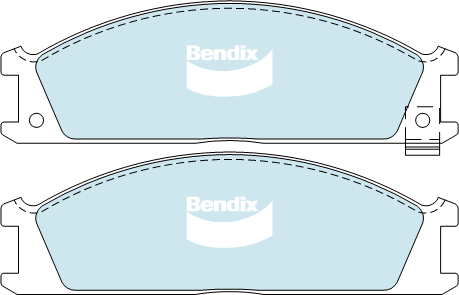 Brake Pad Set, disc brake (DB438 4WD)
