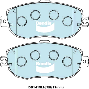 Brake Pad Set, disc brake (DB1419 GCT)