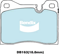 Brake Pad Set, disc brake (DB163 GCT)