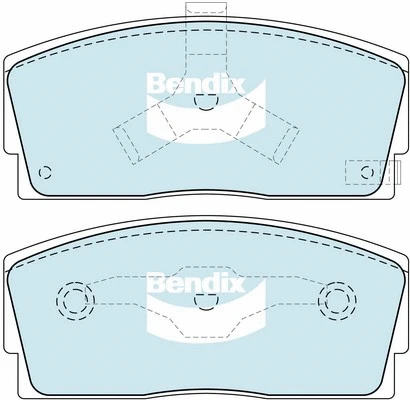 Brake Pad Set, disc brake (DB1125 GCT)