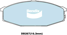 Brake Pad Set, disc brake (DB267 GCT)