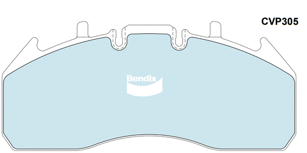 Brake Pad Set, disc brake (CVP305 PTHD)