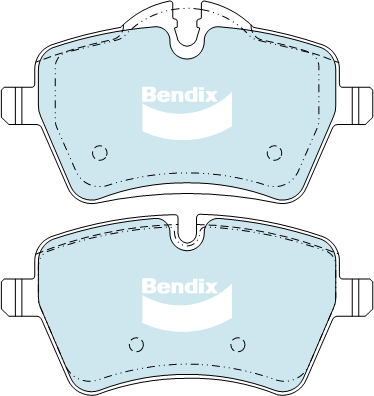 Brake Pad Set, disc brake (DB2052 EURO+)