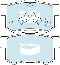 Brake Pad Set, disc brake (DB1728 4WD)