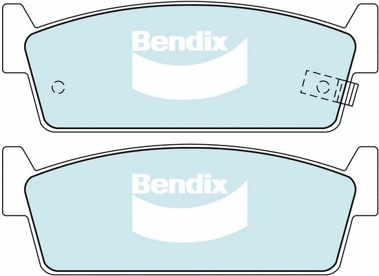 Brake Pad Set, disc brake (DB1144 GCT)