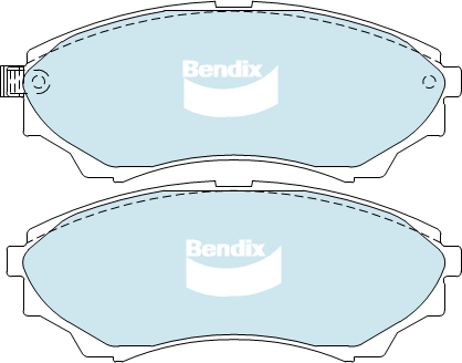 Brake Pad Set, disc brake (DB1681 4WD)