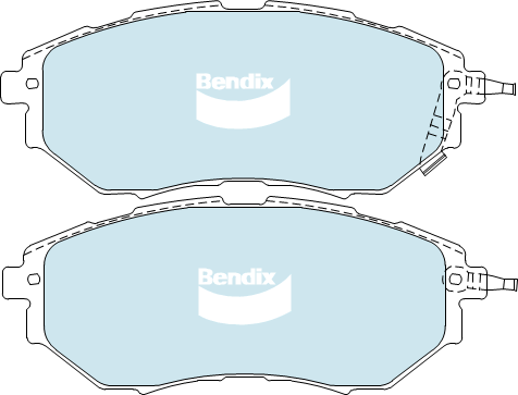 Brake Pad Set, disc brake (DB1722 GCT)