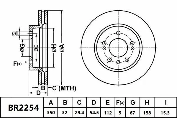 Brake Disc (BR2254 ULT)