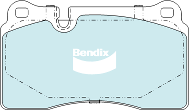 Brake Pad Set, disc brake (DB2228 EURO+)