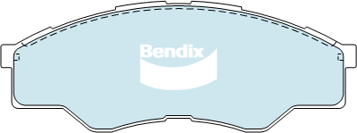Brake Pad Set, disc brake (DB1741 4WD)