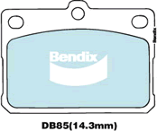 Brake Pad Set, disc brake (DB85 GCT)