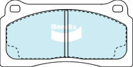 Brake Pad Set, disc brake (DB1935 HD)