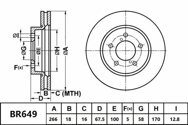 Brake Disc (BR649 ULT)